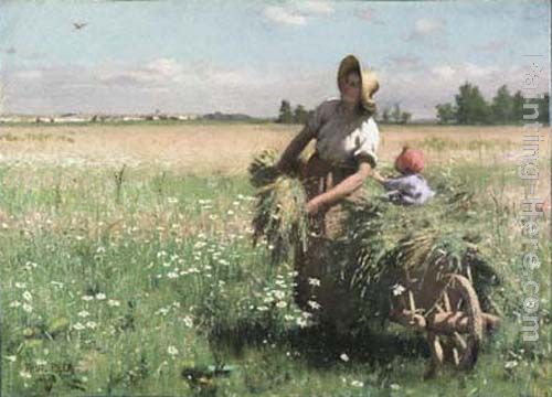 The Meadow Lark painting - Paul Peel The Meadow Lark art painting